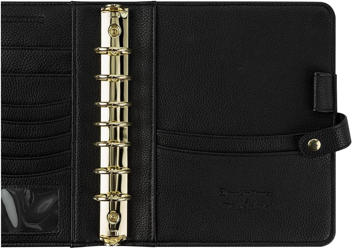 image:imageFranklinCovey A Beautiful Life Simulated Leather Snap Binder Classic Ebony