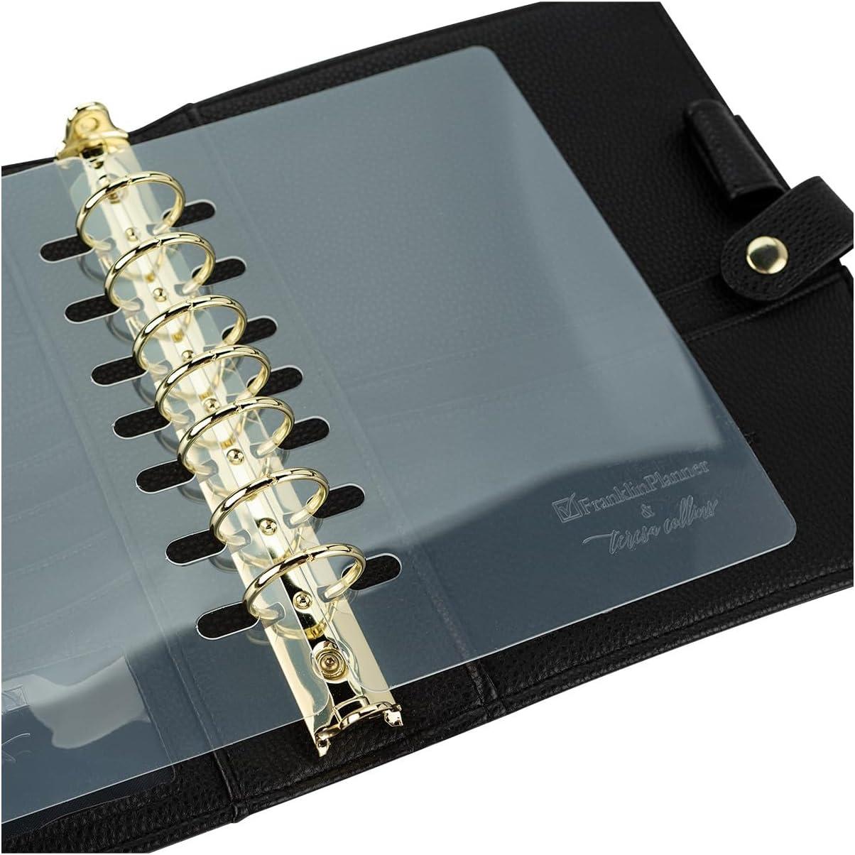 image:imageFranklinCovey A Beautiful Life Simulated Leather Snap Binder Classic Ebony