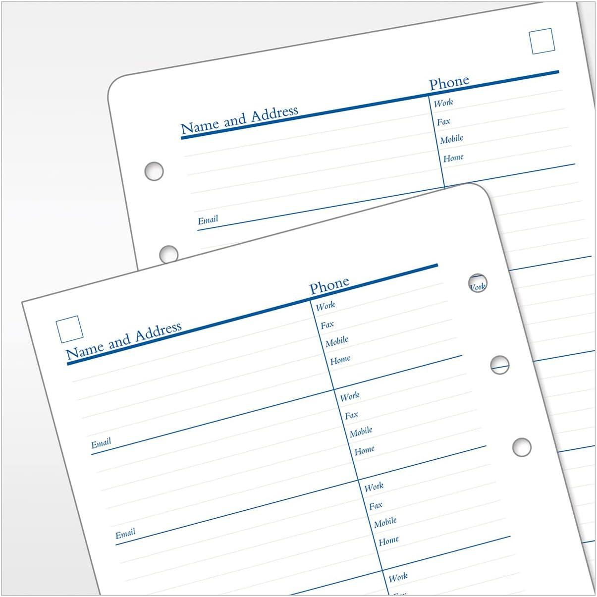 image:imageFranklinCovey AddressPhone Pages Expansion for Planners PocketCompact Size
