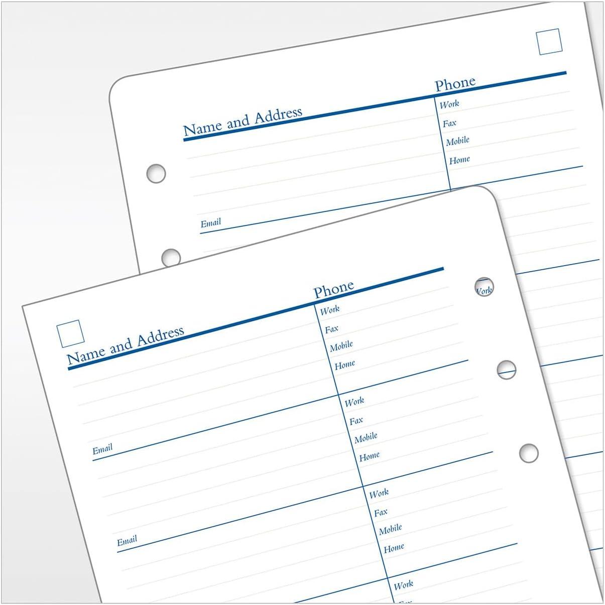image:imageFranklinCovey AddressPhone Pages Expansion for Planners PocketCompact Size