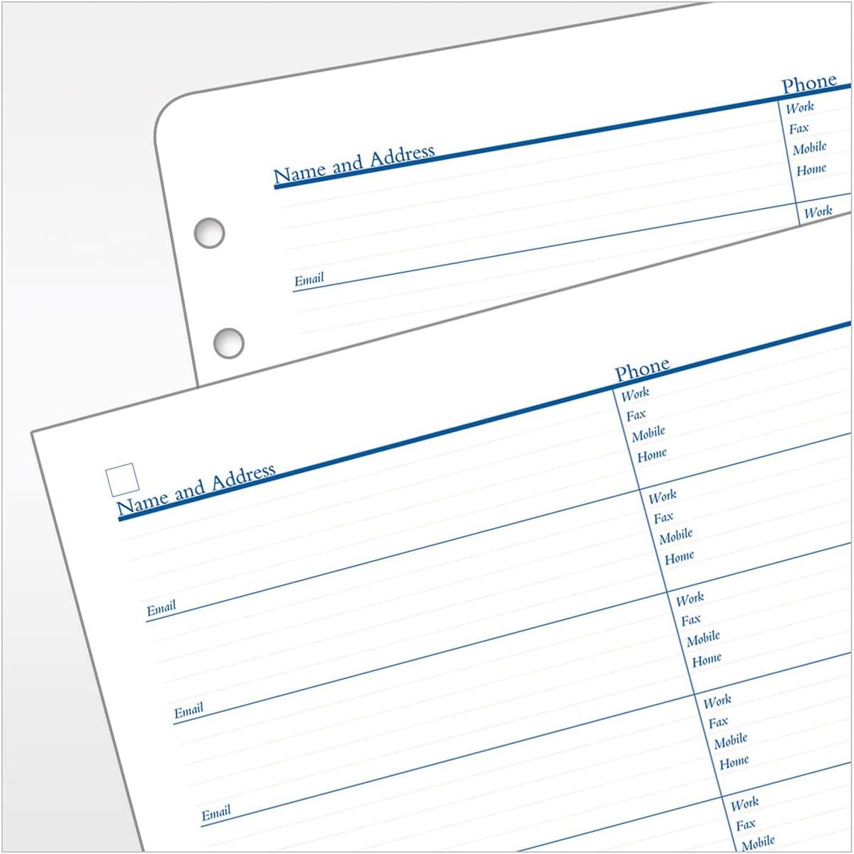 image:imageFranklinCovey AddressPhone Pages Expansion for Planners PocketMonarch Size