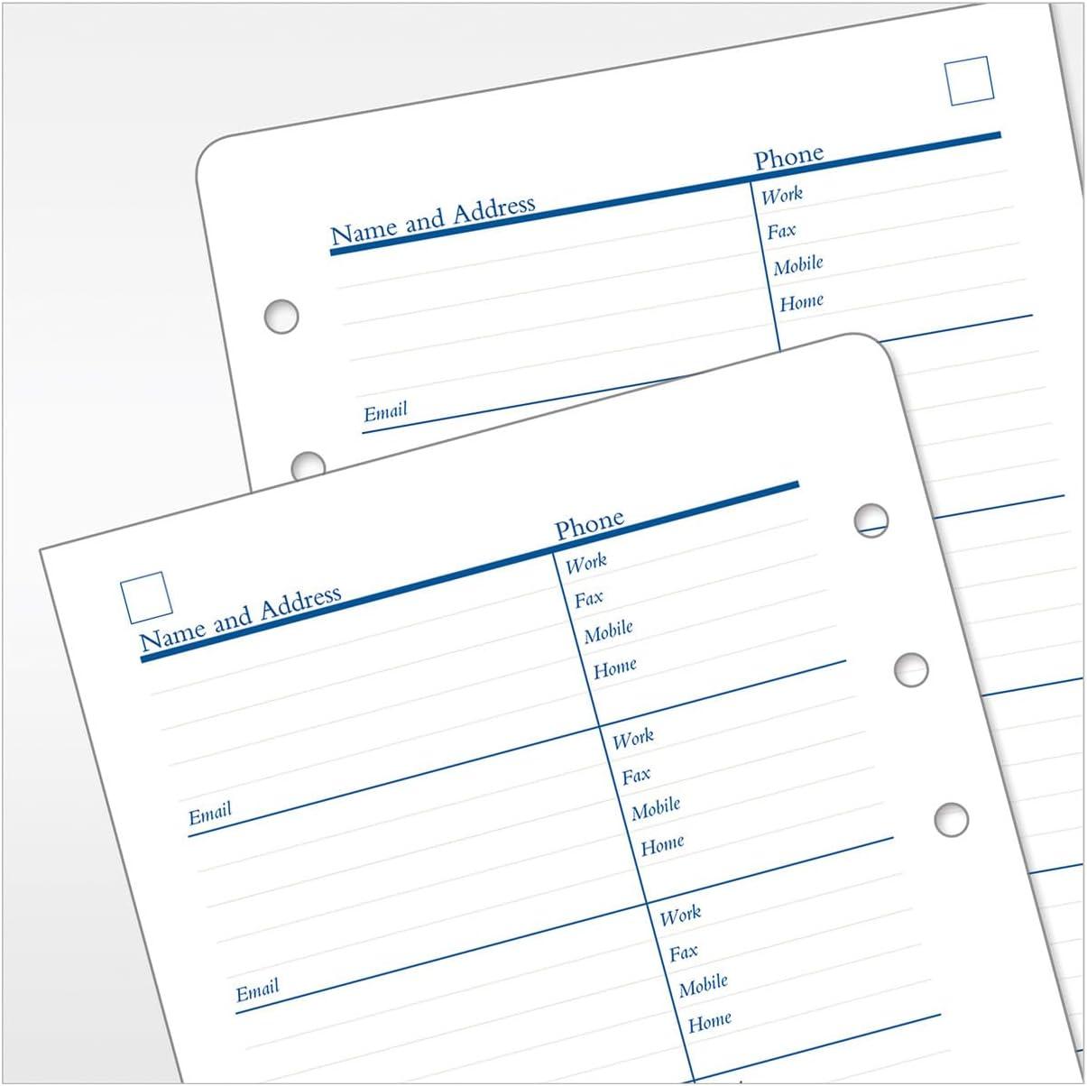 image:imageFranklinCovey AddressPhone Pages Expansion for Planners PocketPocket Size