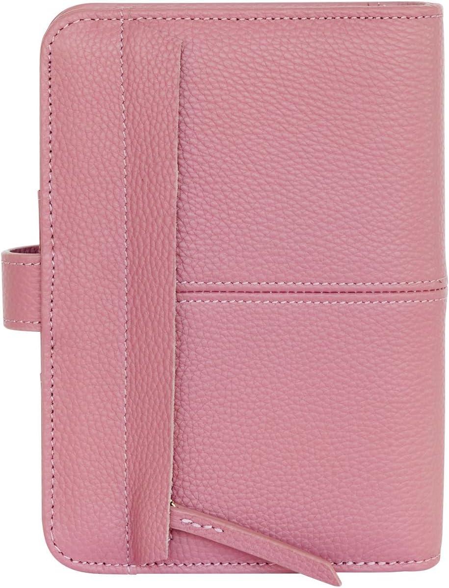 image:imageFranklinCovey Anna RingBound Binder for FranklinCovey Planners Leather with Snap Closure Pocket Nostalgia RoseNostalgia Rose