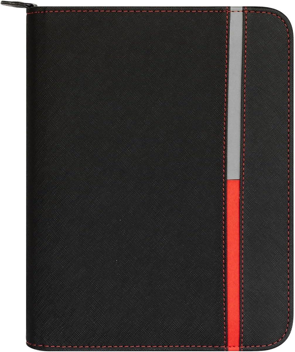 image:imageFranklinCovey Astra RingBound Binder for FranklinCovey Planners Simulated Leather Zipper Binder Classic Red