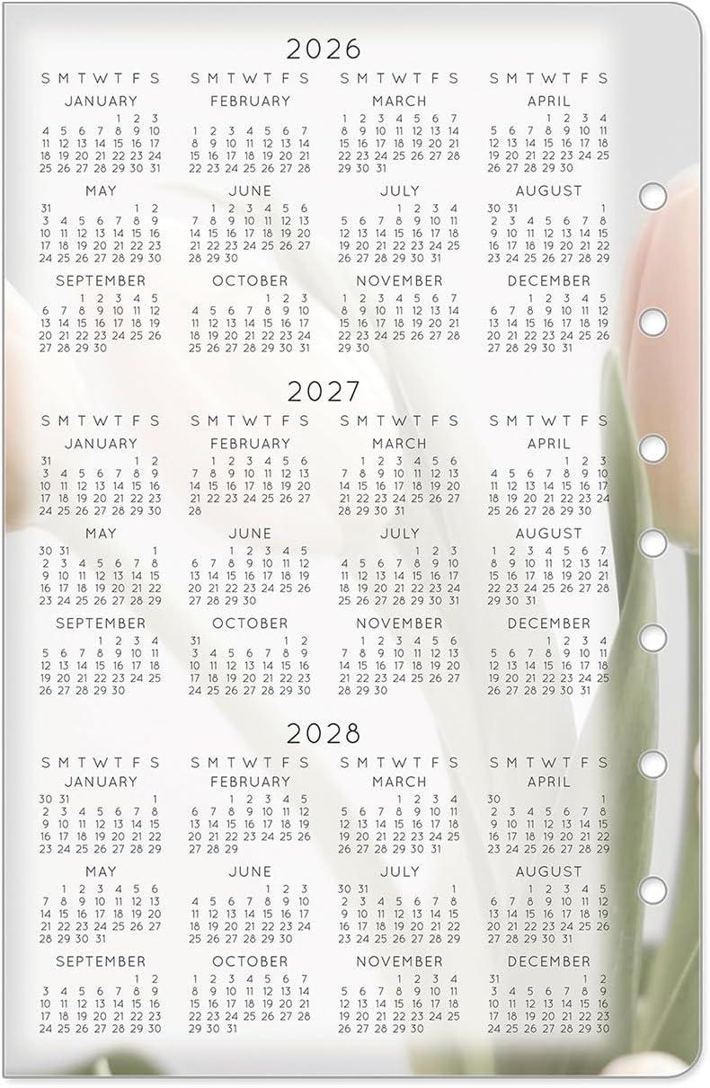 image:imageFranklinCovey Blooms Planner Refill One Page Per Day RingBound Classic Jan 2026 Dec 2026Jan 2026 Dec 2026
