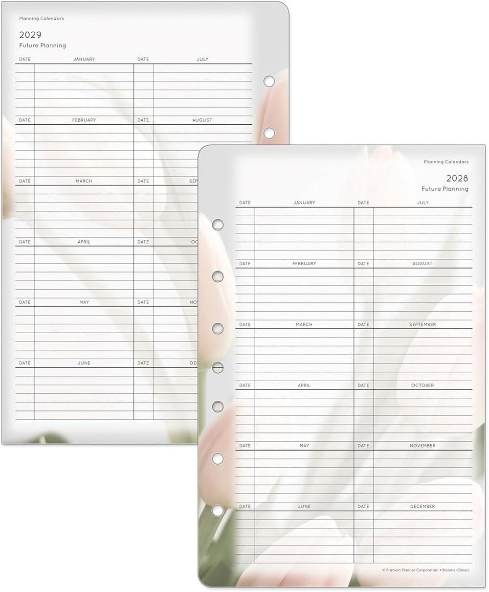 image:imageFranklinCovey Blooms Planner Refill One Page Per Day RingBound Classic Jan 2026 Dec 2026Jan 2026 Dec 2026