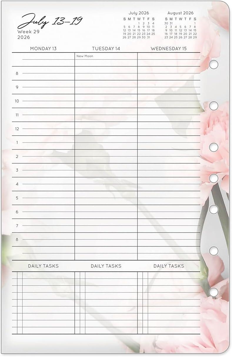 image:imageFranklinCovey Blooms Planner Refill Weekly RingBound Compact Jan 2026 Dec 2026Jul 2026 Jun 2027