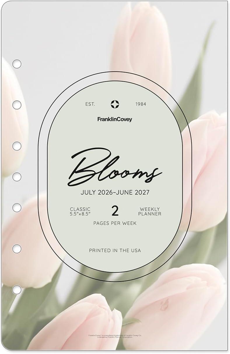 image:imageFranklinCovey Blooms Planner Refill Weekly RingBound Compact Jan 2026 Dec 2026Jul 2026 Jun 2027