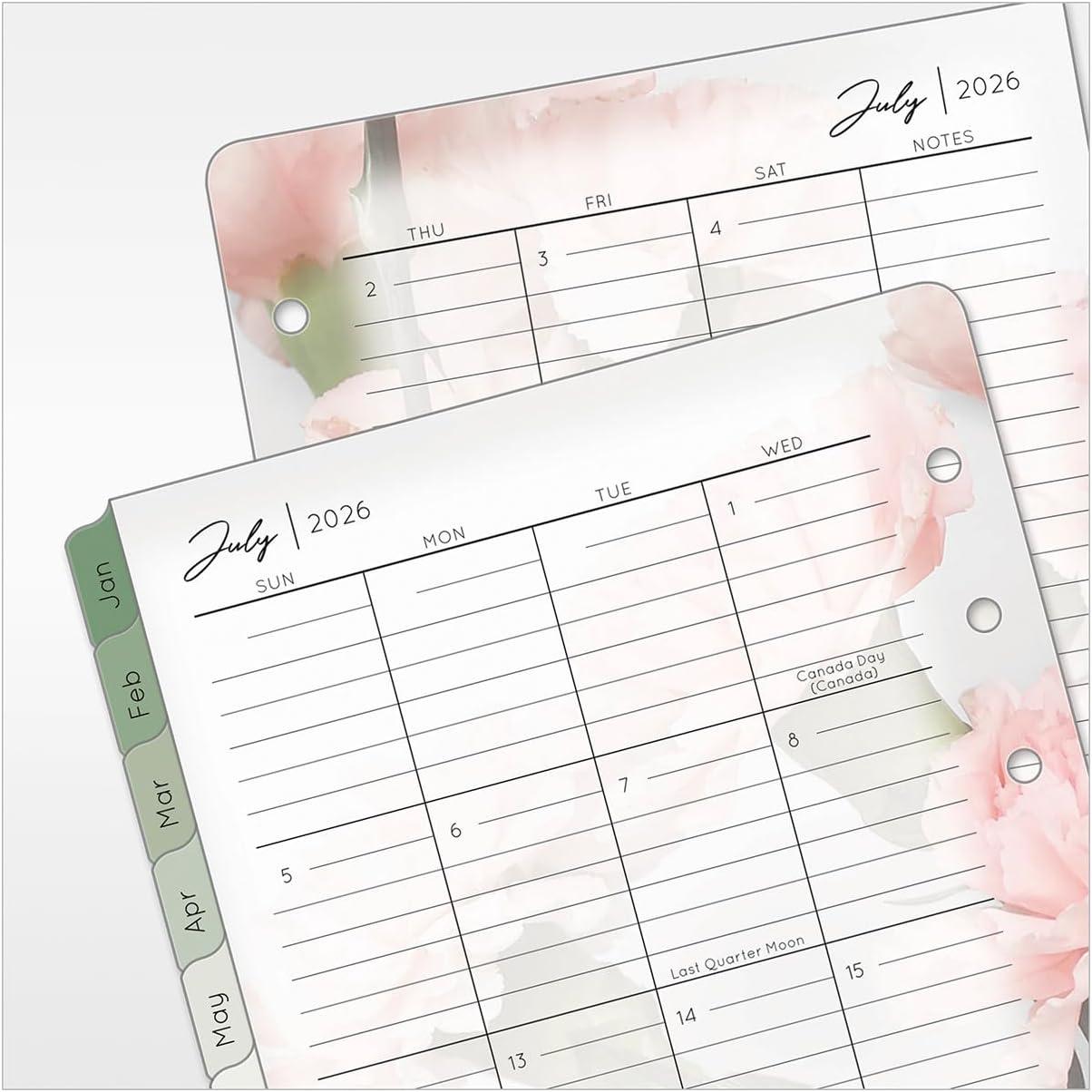 image:imageFranklinCovey Blooms Planner Refill Weekly RingBound Compact Jan 2026 Dec 2026Jul 2026 Jun 2027