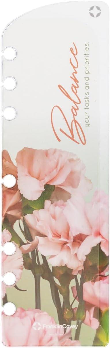 image:imageFranklinCovey Blooms RingBound Pouch Pagefinder for FranklinCovey Planners Quickly Access Planner Pages Classic RoseCarnation