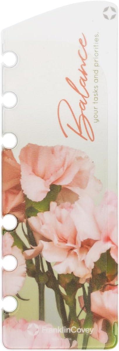 image:imageFranklinCovey Blooms RingBound Pouch Pagefinder for FranklinCovey Planners Quickly Access Planner Pages Classic RoseCarnation