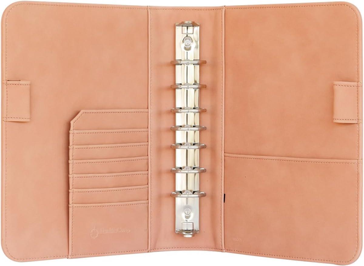 image:imageFranklinCovey Bryce RingBound Binder for FranklinCovey Planners Simulated Leather Open Binder Classic Sandstone PinkSandstone Pink