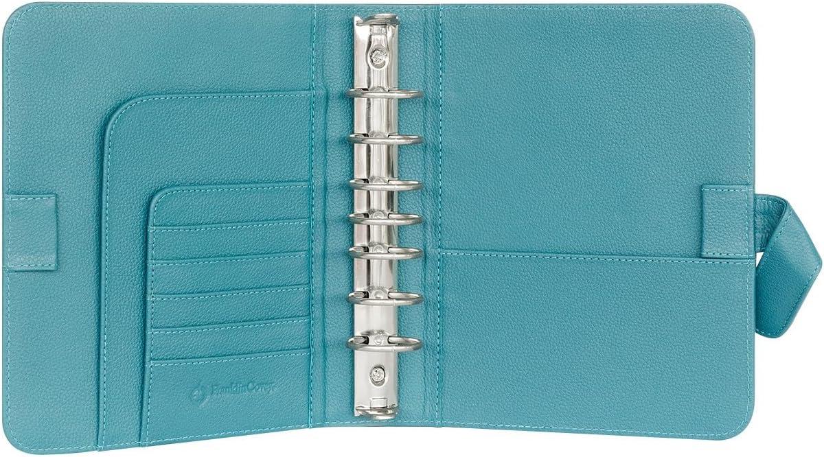 image:imageFranklinCovey Canyon Leather Snap Binder Classic Majestic Teal