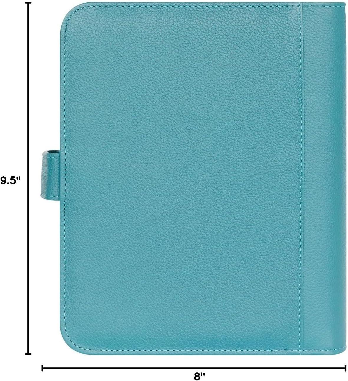 image:imageFranklinCovey Canyon Leather Snap Binder Classic Majestic Teal