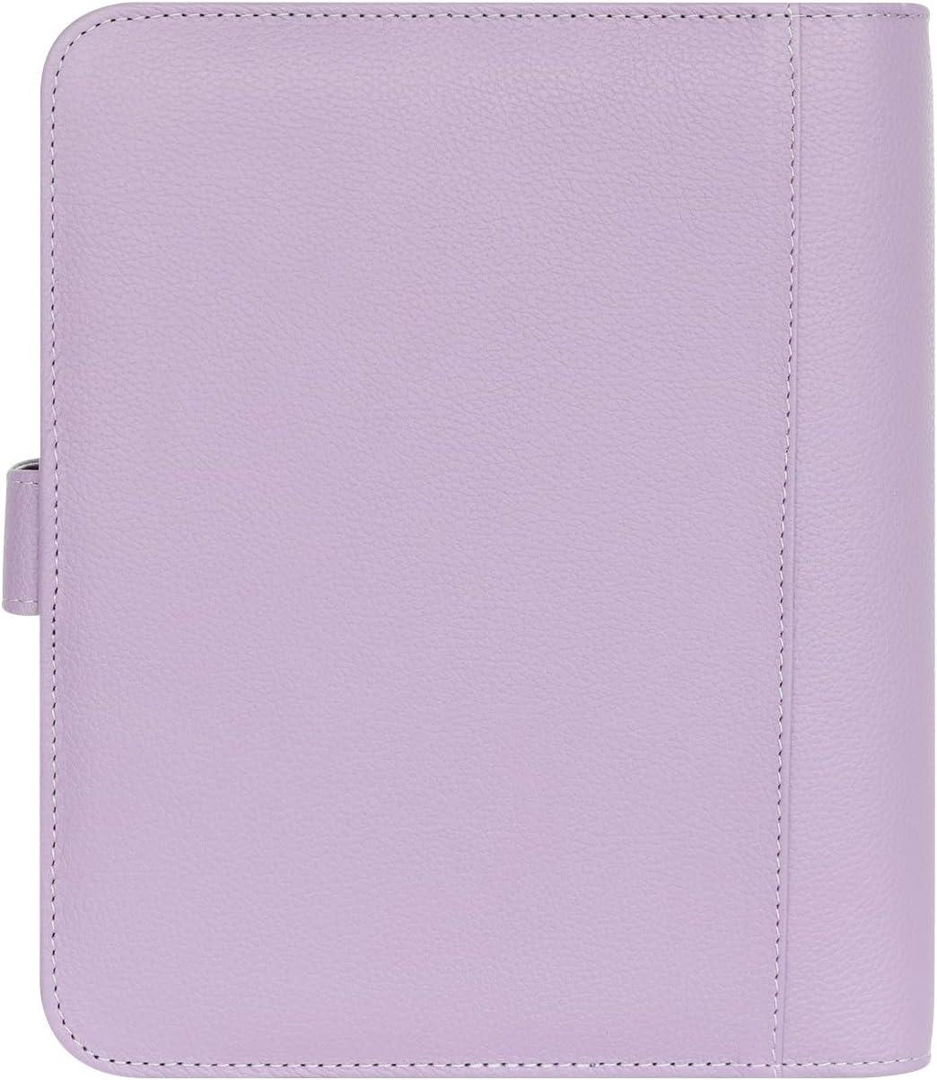 image:imageFranklinCovey Canyon RingBound Binder for FranklinCovey Planners Leather Snap Binder Classic Sunrise Lavender