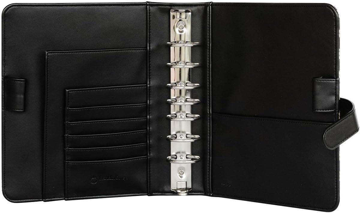 image:imageFranklinCovey Carissa RingBound Binder for FranklinCovey Planners Leather Snap Binder Classic BeigeBlack