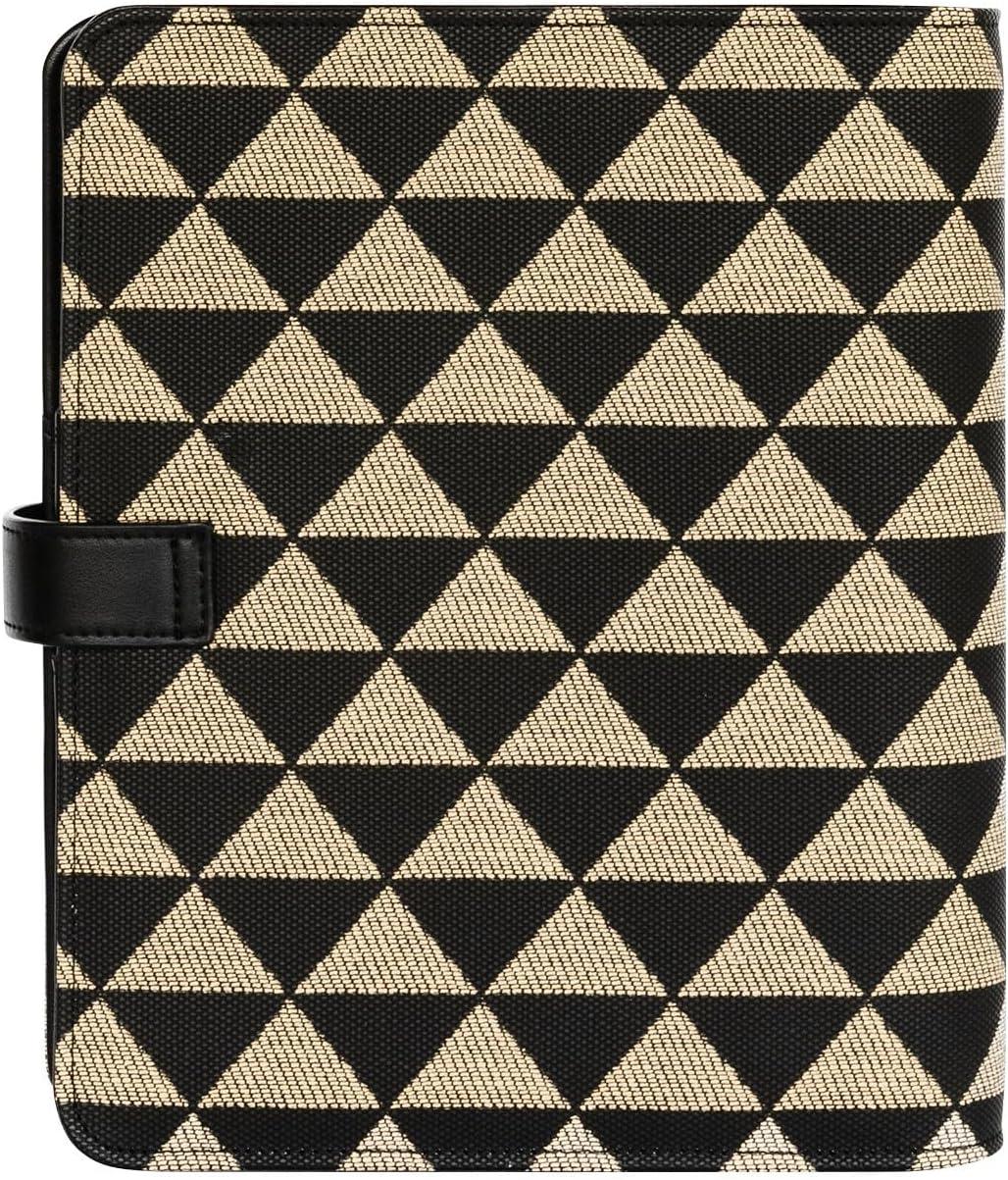 image:imageFranklinCovey Carissa RingBound Binder for FranklinCovey Planners Leather Snap Binder Classic BeigeBlack