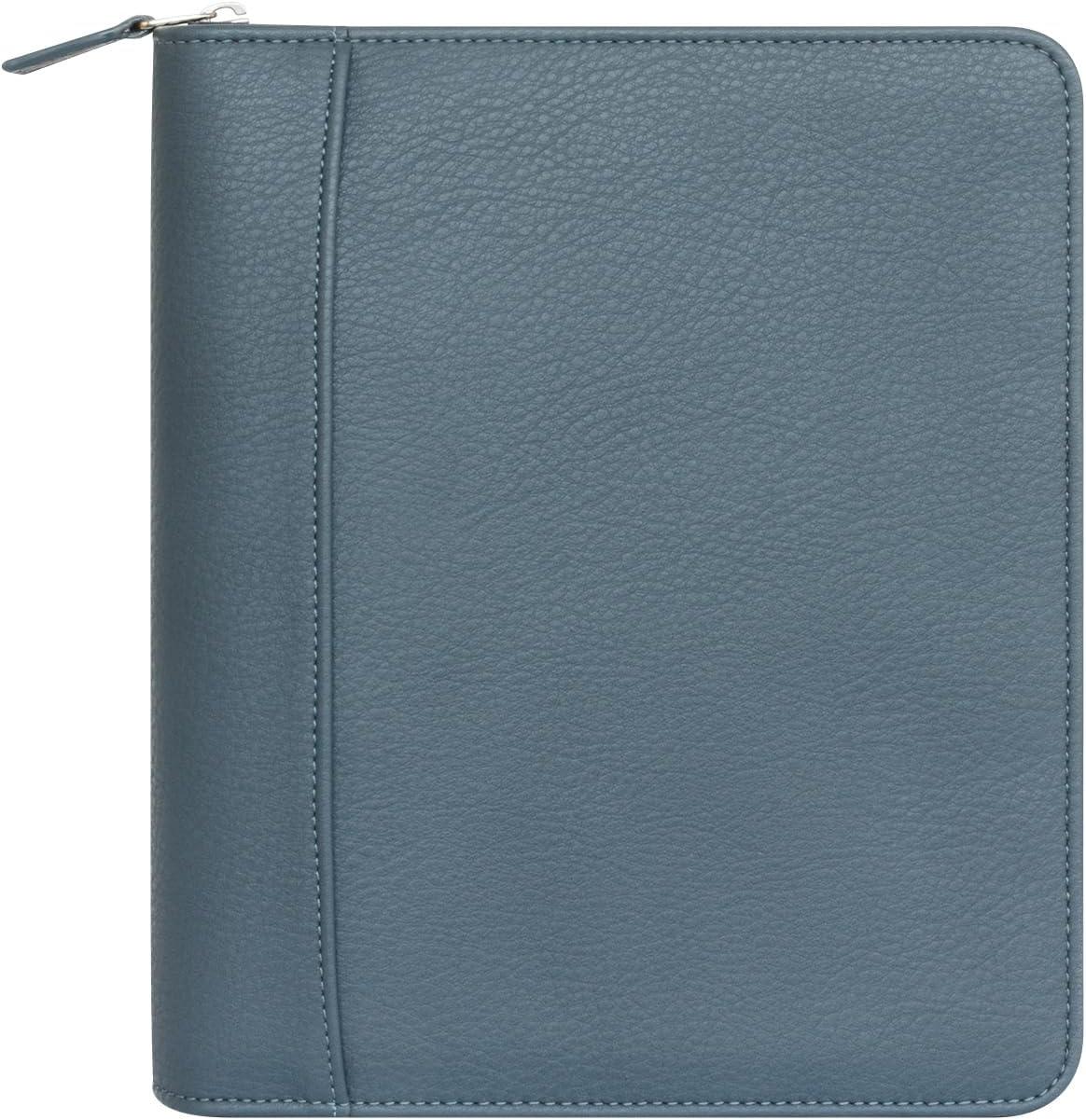image:imageFranklinCovey Charlie Binder for RingBound FranklinCovey Planners Genuine Leather Zipper Closure Compact BlueBlue