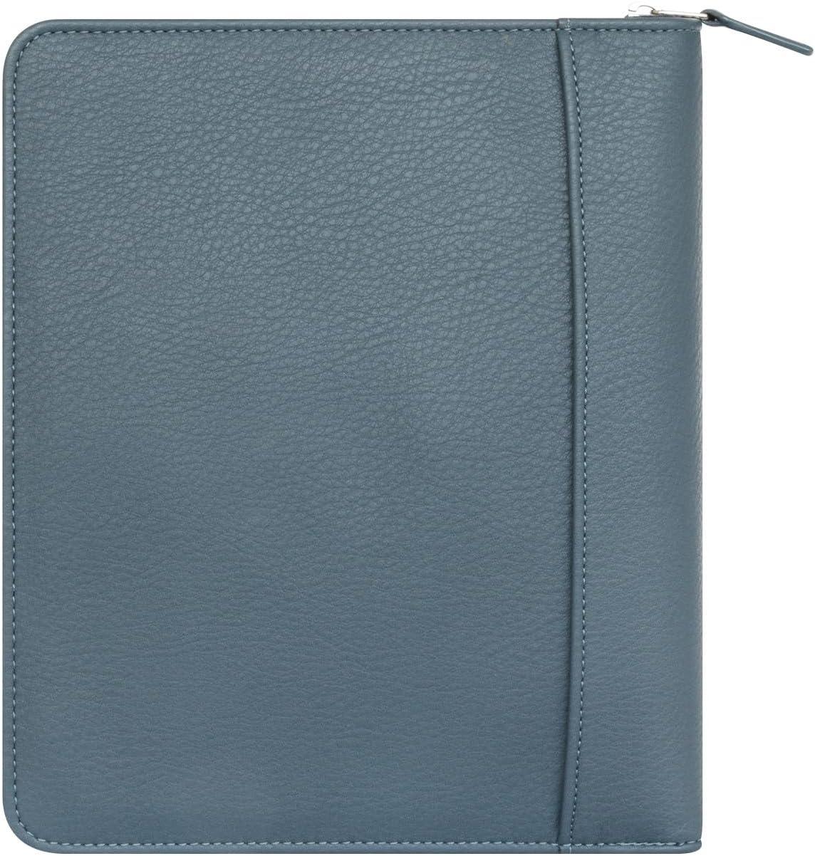 image:imageFranklinCovey Charlie Binder for RingBound FranklinCovey Planners Genuine Leather Zipper Closure Compact BlueBlue