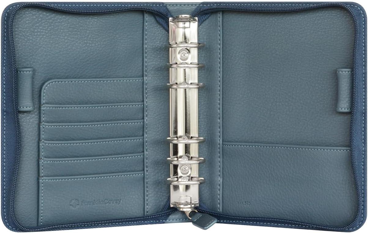 image:imageFranklinCovey Charlie Binder for RingBound FranklinCovey Planners Genuine Leather Zipper Closure Compact BlueBlue