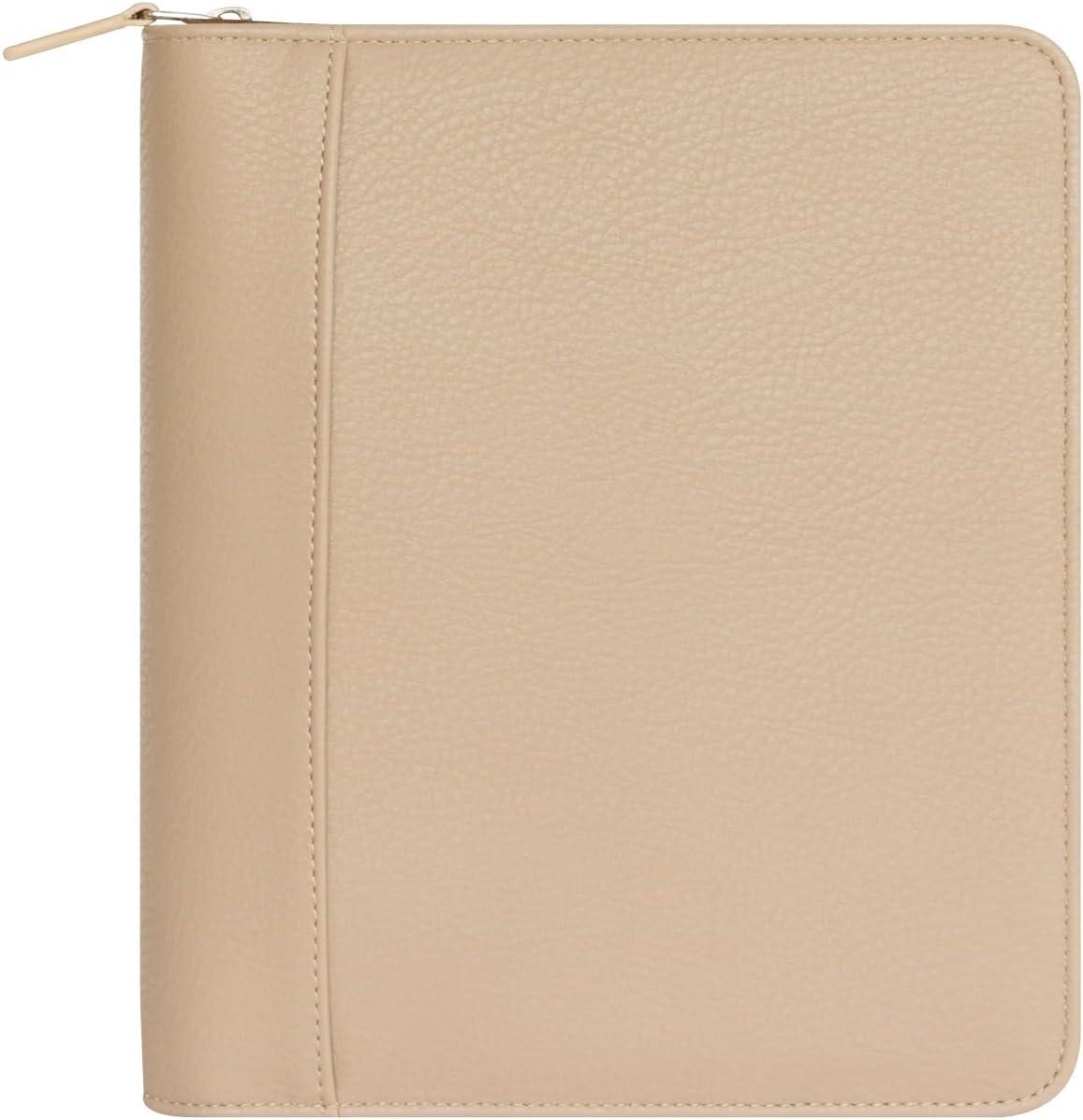 image:imageFranklinCovey Charlie Binder for RingBound FranklinCovey Planners Genuine Leather Zipper Closure Compact BlueTan