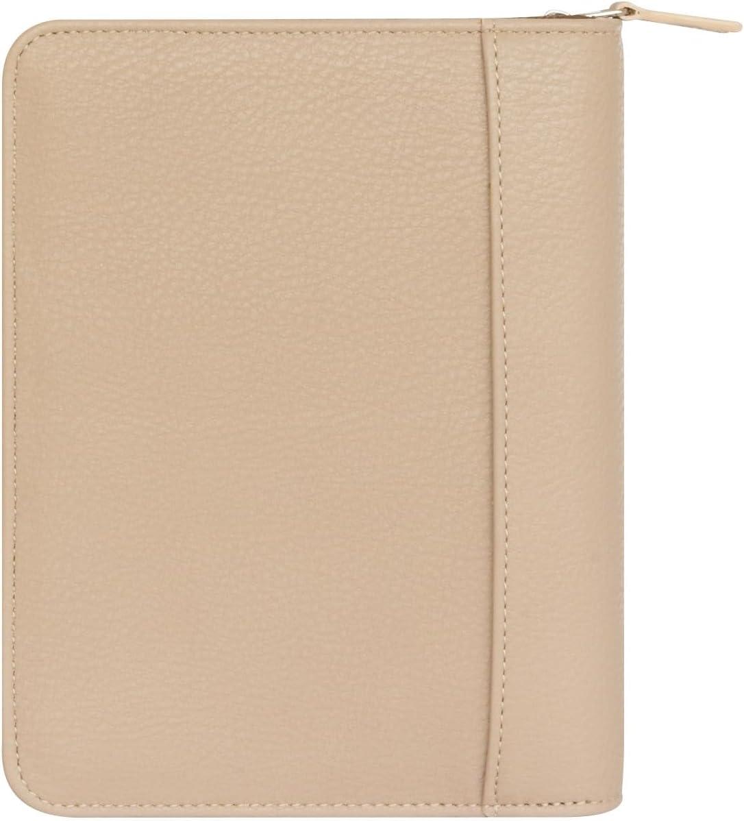 image:imageFranklinCovey Charlie Binder for RingBound FranklinCovey Planners Genuine Leather Zipper Closure Compact BlueTan