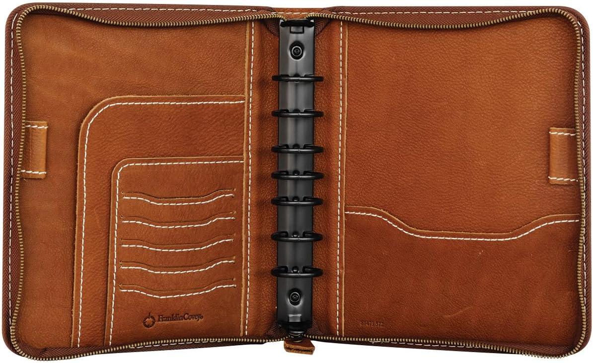 image:imageFranklinCovey Colt RingBound Binder for FranklinCovey Planners Leather Zipper Binder Pocket RusticRustic