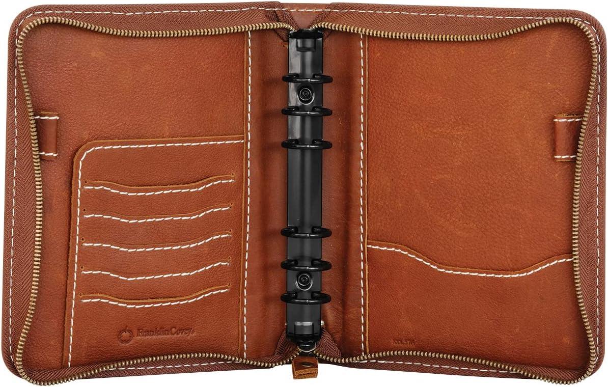 image:imageFranklinCovey Colt RingBound Binder for FranklinCovey Planners Leather Zipper Binder Pocket RusticRustic