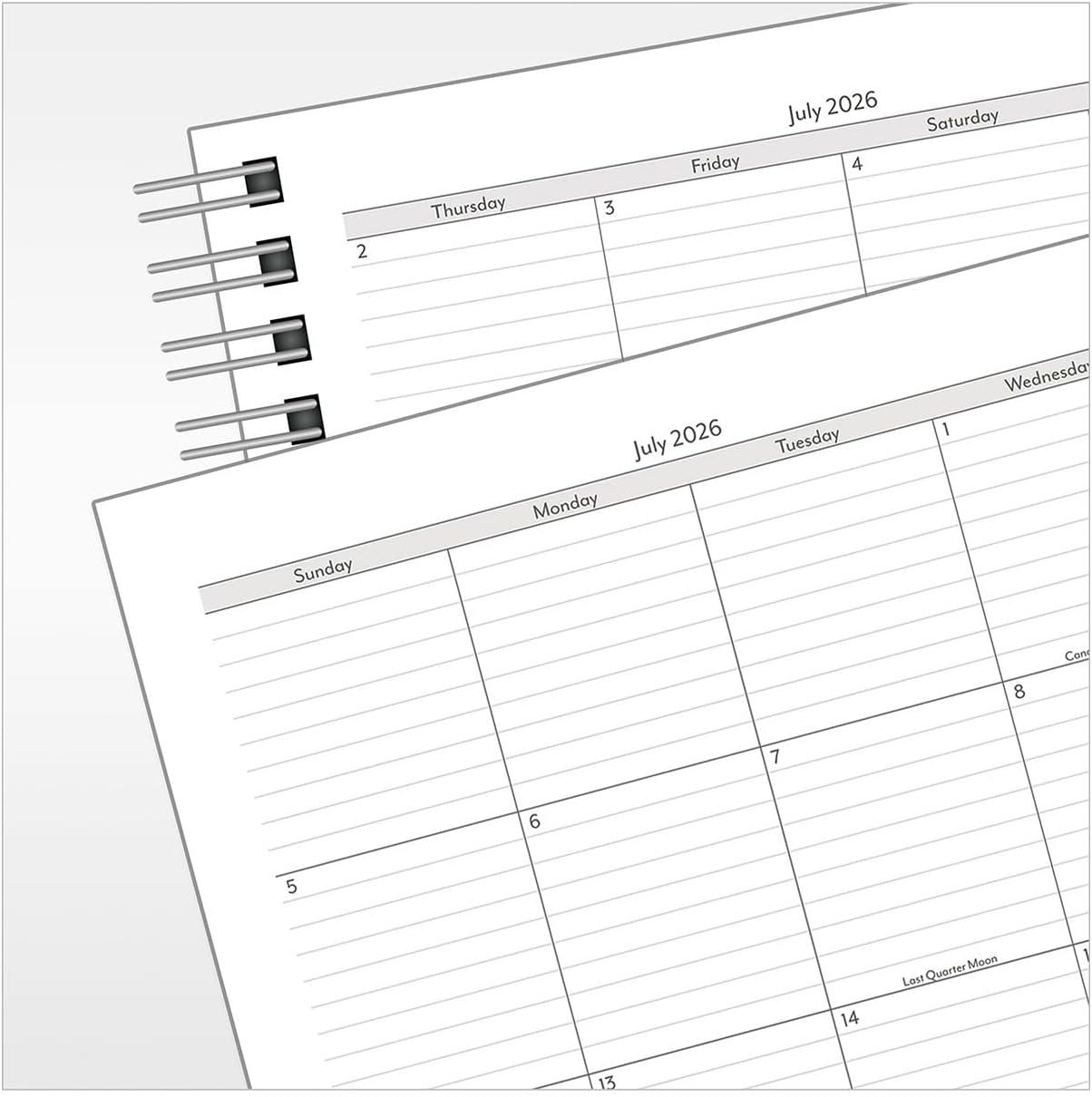image:imageFranklinCovey Compass WireBound Planner Refill Two Pages Per Day Monarch Jul 2026 Jun 2027Jul 2026 Jun 2027