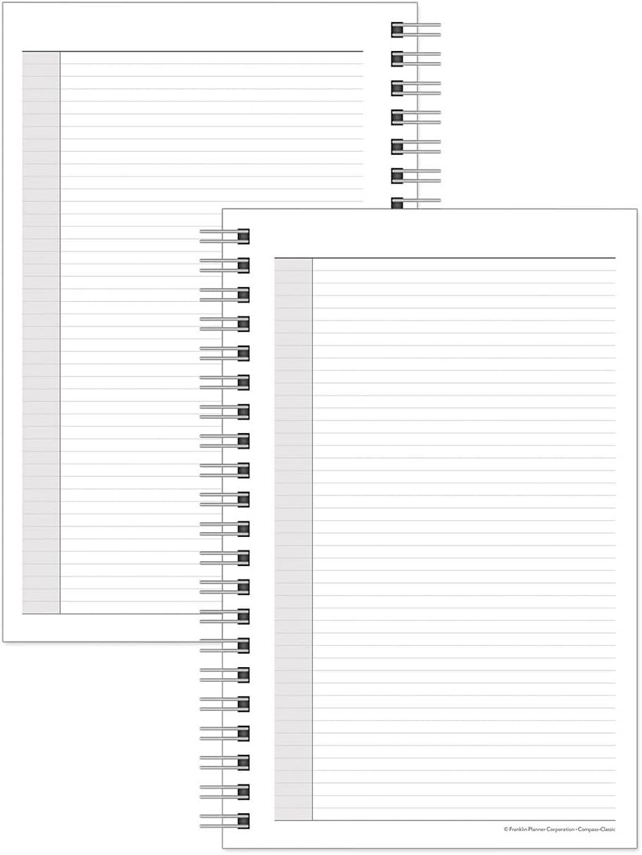 image:imageFranklinCovey Compass WireBound Planner Refill Two Pages Per Day Monarch Jul 2026 Jun 2027Jul 2026 Jun 2027