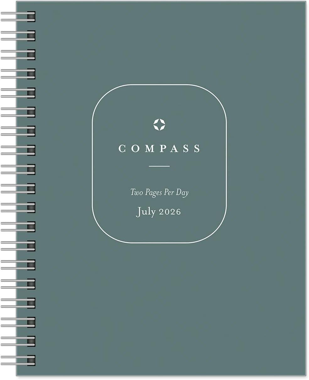 image:imageFranklinCovey Compass WireBound Planner Refill Two Pages Per Day Monarch Jul 2026 Jun 2027Jul 2026 Jun 2027