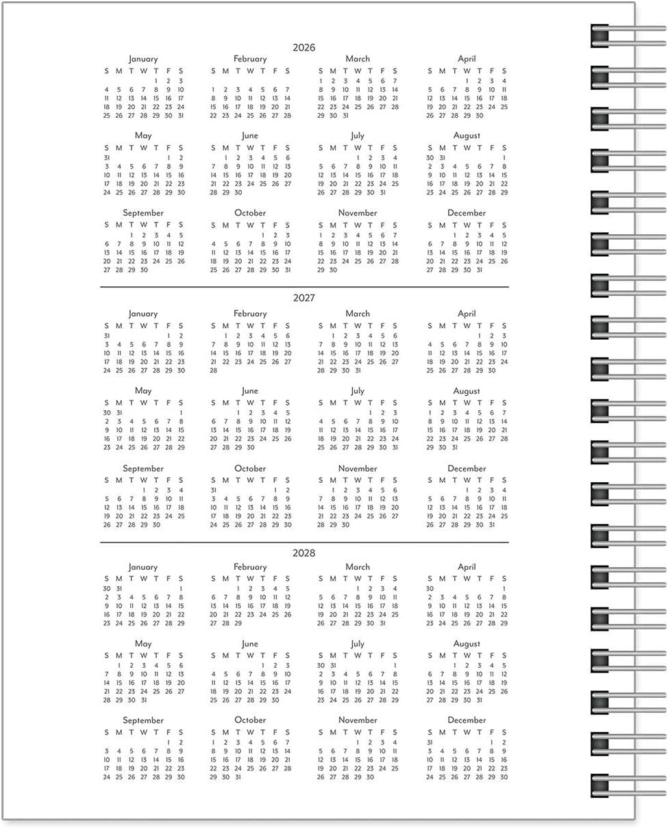 image:imageFranklinCovey Compass WireBound Planner Refill Two Pages Per Day Monarch Jul 2026 Jun 2027Jul 2026 Jun 2027