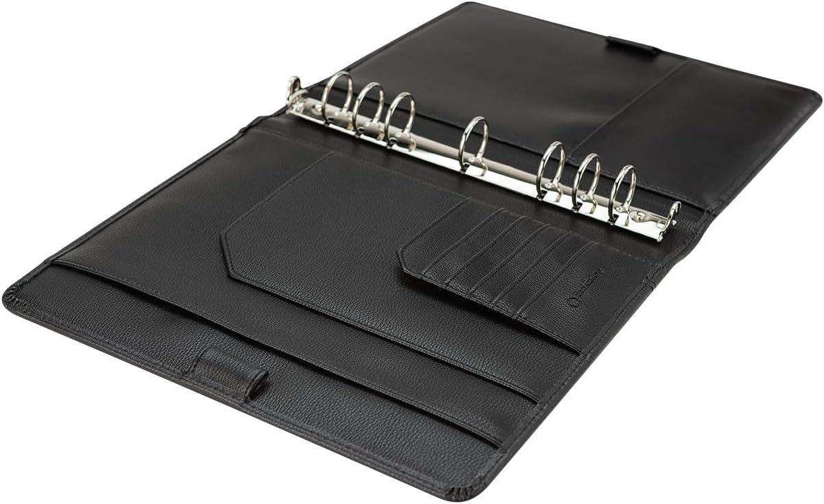image:imageFranklinCovey FC Basics RingBound Binder for FranklinCovey Planners Simulated Leather Open Binder Pocket BlackBlack