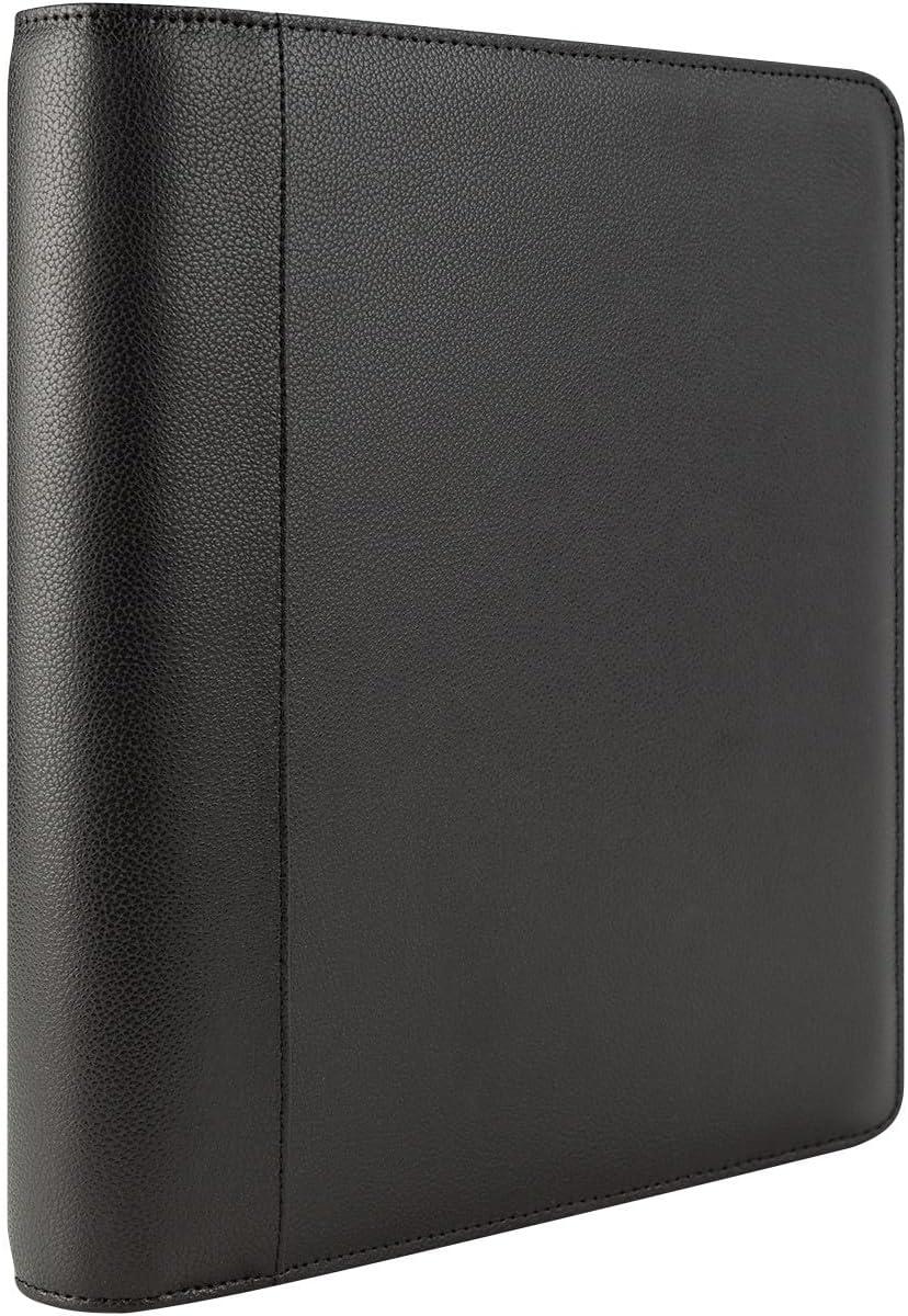 image:imageFranklinCovey FC Basics RingBound Binder for FranklinCovey Planners Simulated Leather Open Binder Pocket BlackBlack