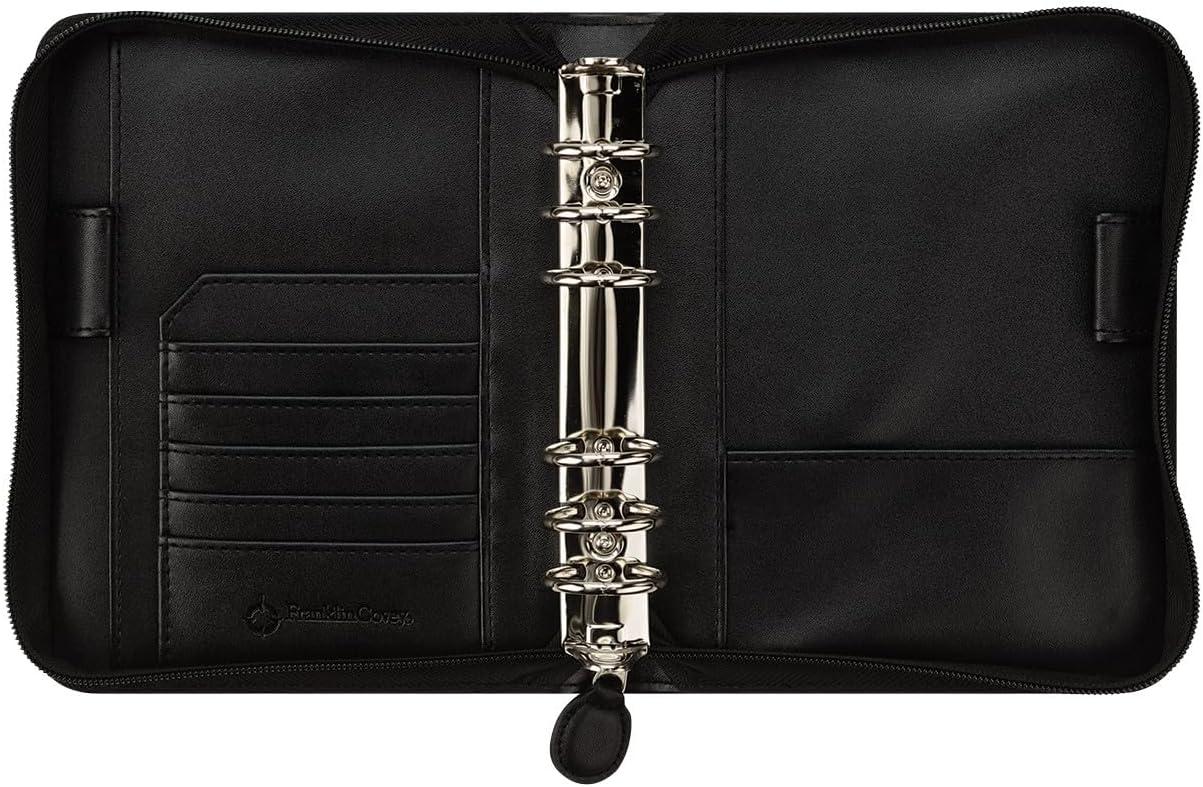 image:imageFranklinCovey FC Basics RingBound Binder for FranklinCovey Planners Simulated Leather Zipper Binder Classic BlackBlack