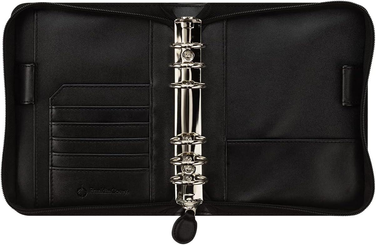 image:imageFranklinCovey FC Basics RingBound Binder for FranklinCovey Planners Simulated Leather Zipper Binder Classic BlackBlack