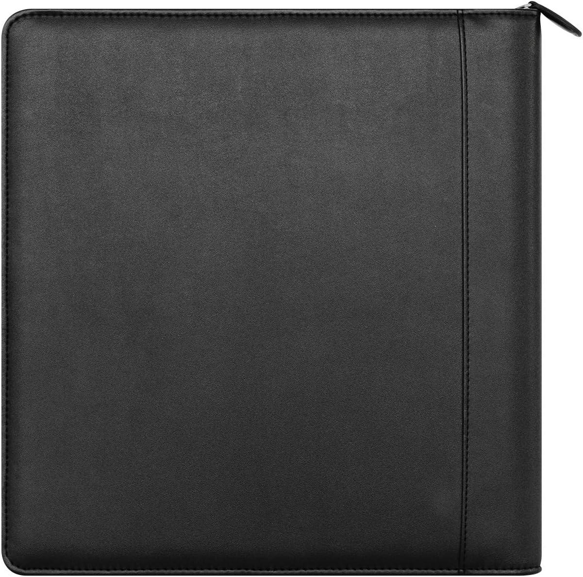 image:imageFranklinCovey FC Basics RingBound Binder for FranklinCovey Planners Simulated Leather Zipper Binder Classic BlackBlack