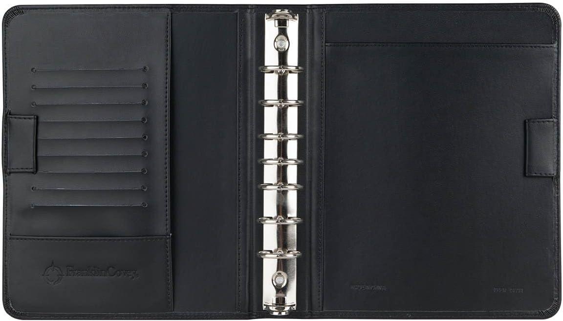 image:imageFranklinCovey FC Basics Spacemaker Binder Vinyl Open Binder Classic BlackBlack