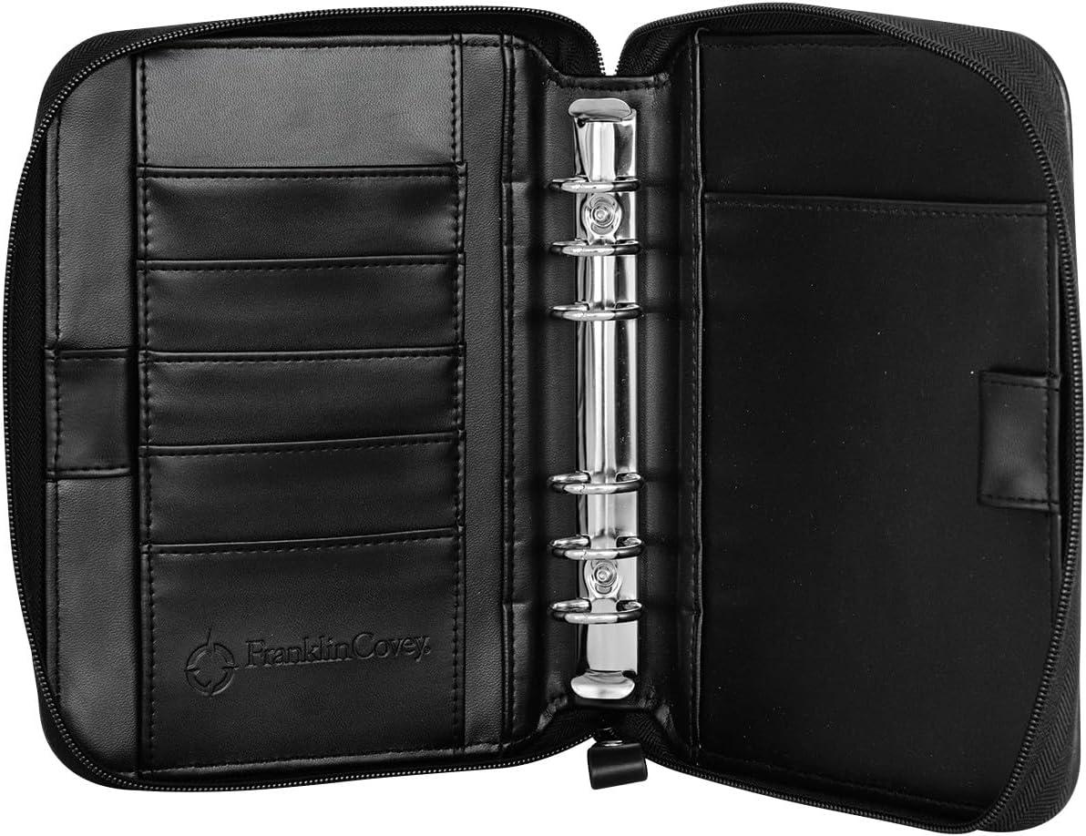 image:imageFranklinCovey FC Basics Spacemaker RingBound Binder for FranklinCovey Planners Simulated Leather Vinyl Zipper Binder Monarch BurgundyBlack