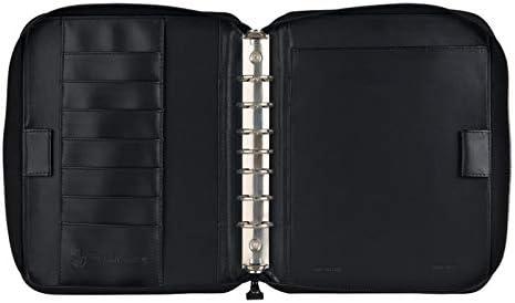 image:imageFranklinCovey FC Basics Spacemaker RingBound Binder for FranklinCovey Planners Simulated Leather Vinyl Zipper Binder Monarch BurgundyBlack