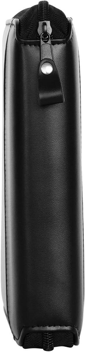 image:imageFranklinCovey FC Basics Spacemaker RingBound Binder for FranklinCovey Planners Simulated Leather Vinyl Zipper Binder Monarch BurgundyBlack
