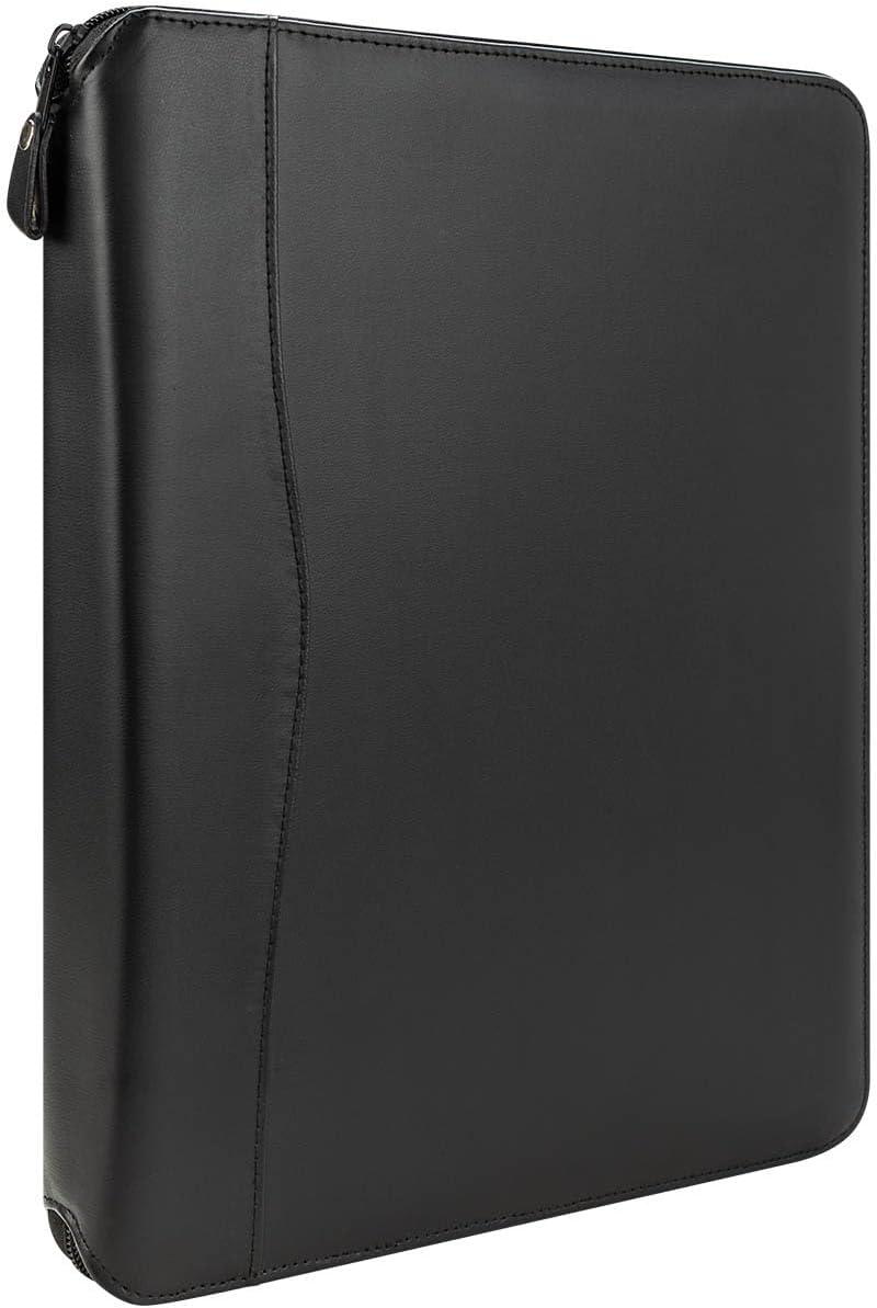 image:imageFranklinCovey FC Basics Spacemaker RingBound Binder for FranklinCovey Planners Simulated Leather Vinyl Zipper Binder Monarch BurgundyBlack