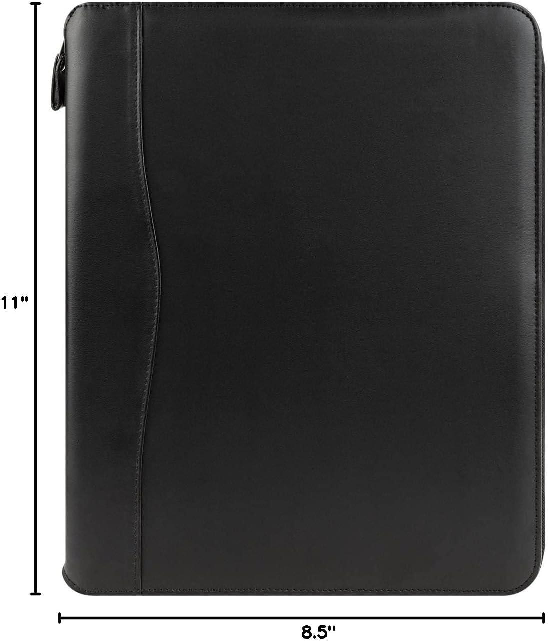 image:imageFranklinCovey FC Basics Spacemaker RingBound Binder for FranklinCovey Planners Simulated Leather Vinyl Zipper Binder Monarch BurgundyBlack