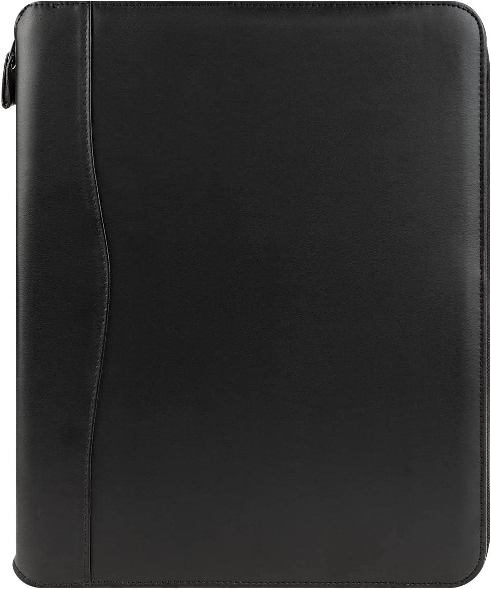 image:imageFranklinCovey FC Basics Spacemaker RingBound Binder for FranklinCovey Planners Simulated Leather Vinyl Zipper Binder Monarch BurgundyBlack