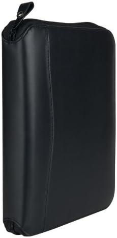 image:imageFranklinCovey FC Basics Spacemaker RingBound Binder for FranklinCovey Planners Simulated Leather Vinyl Zipper Binder Monarch BurgundyBlack