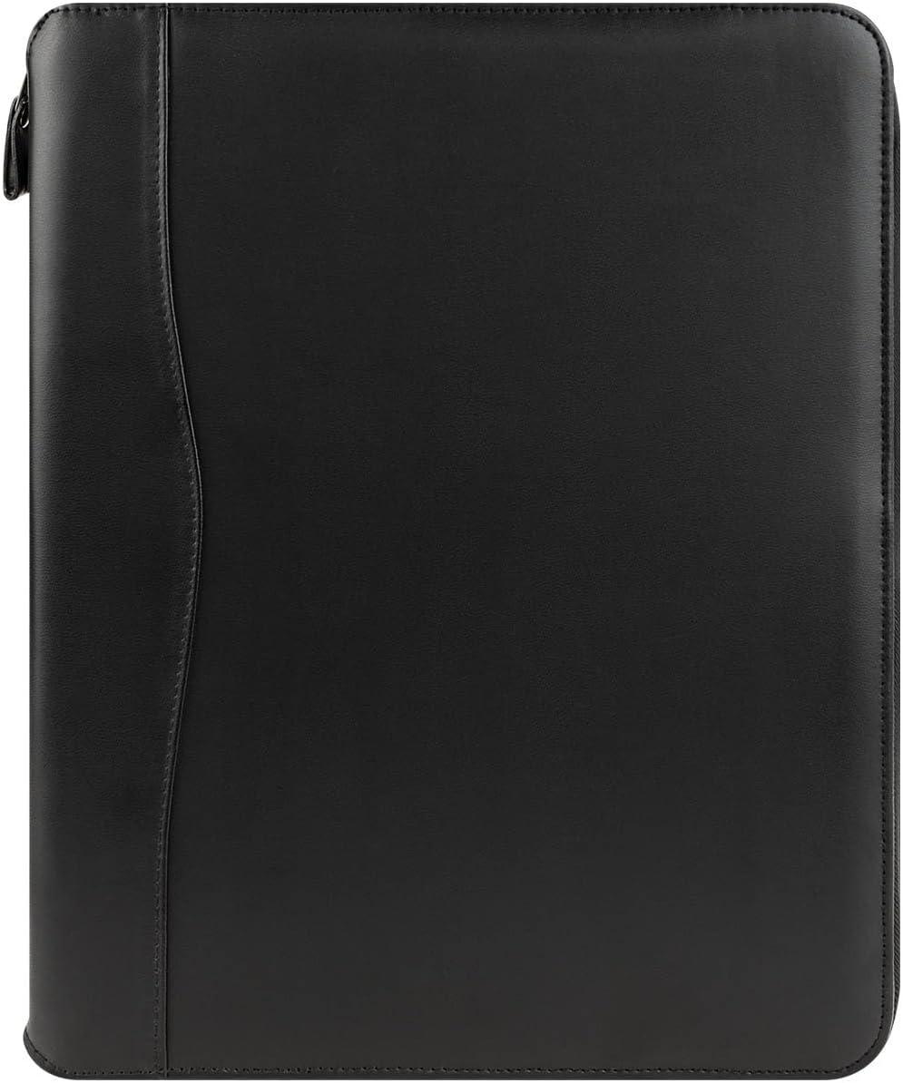 image:imageFranklinCovey FC Basics Spacemaker RingBound Binder for FranklinCovey Planners Simulated Leather Vinyl Zipper Binder Monarch BurgundyBlack