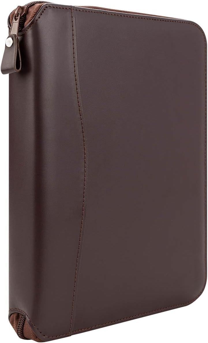 image:imageFranklinCovey FC Basics Spacemaker RingBound Binder for FranklinCovey Planners Simulated Leather Vinyl Zipper Binder Monarch BurgundyBurgundy