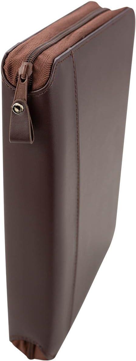 image:imageFranklinCovey FC Basics Spacemaker RingBound Binder for FranklinCovey Planners Simulated Leather Vinyl Zipper Binder Monarch BurgundyBurgundy