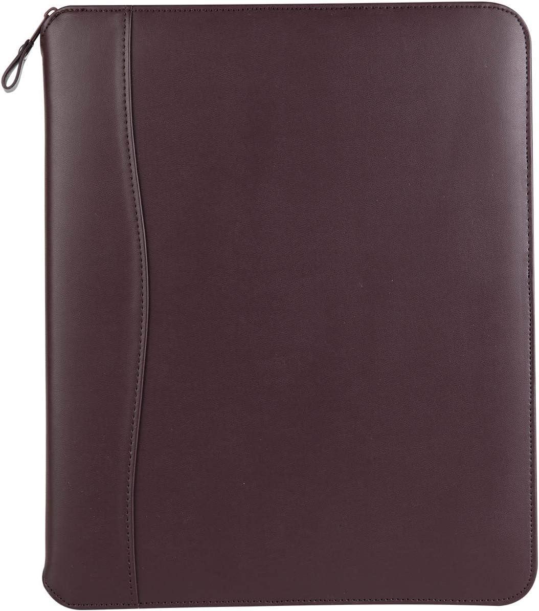 image:imageFranklinCovey FC Basics Spacemaker RingBound Binder for FranklinCovey Planners Simulated Leather Vinyl Zipper Binder Monarch BurgundyBurgundy
