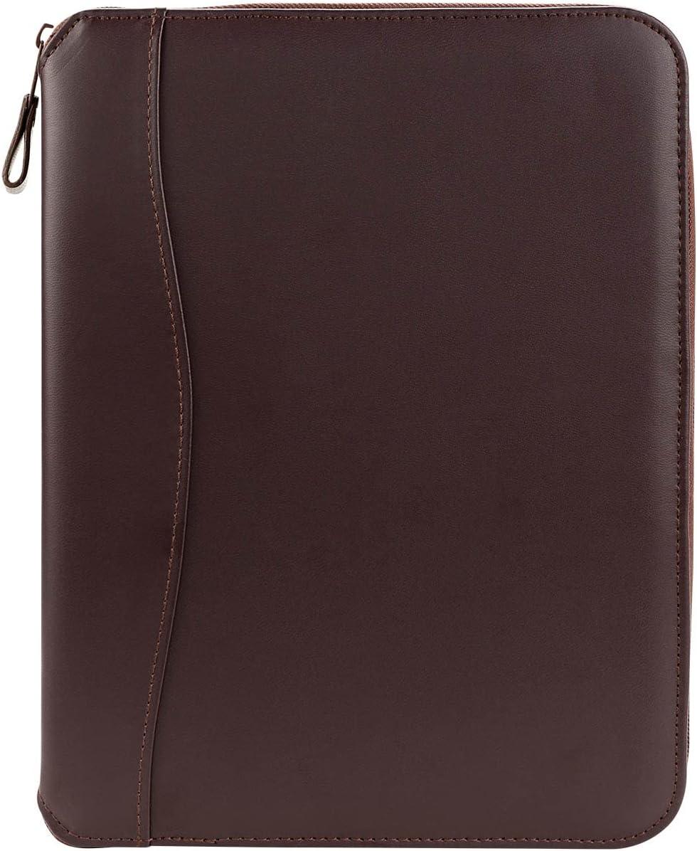image:imageFranklinCovey FC Basics Spacemaker RingBound Binder for FranklinCovey Planners Simulated Leather Vinyl Zipper Binder Monarch BurgundyBurgundy